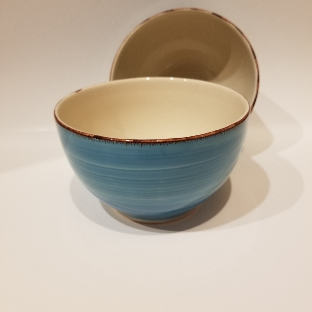 Royal Norfolk Turquoise Swirl Stoneware